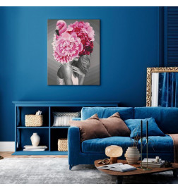 Cuadro para colorear - Flamingo Girl