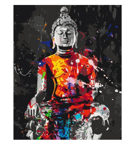 Quadro pintado por você - Buddha in Colours