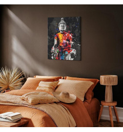 DIY kangas maalaus - Buddha in Colours