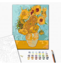 Quadro pintado por você - Van Goghs Sunflowers