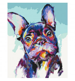 Quadro fai da te - Bulldog Portrait