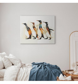 Set de pictură pe numere - Penguin Family