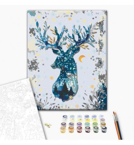 Paint By Numbers Kit - Nightly Deer