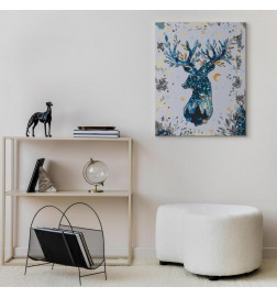 Quadro fai da te - Nightly Deer