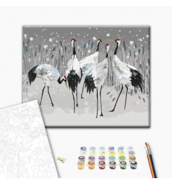 Quadro pintado por você - Stork Family