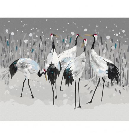 Quadro fai da te - Stork Family