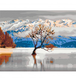 Quadro pintado por você - Wanaka Lake