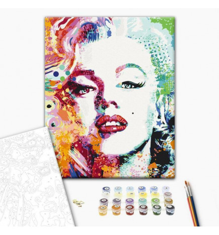 Tapybos pagal skaičius rinkinys - Charming Marilyn