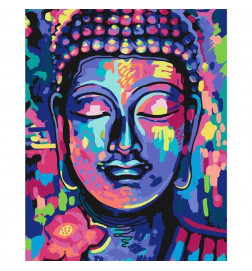 Peinture par numéros - Buddhas Crazy Colors