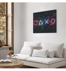 Quadro pintado por você - Press Start