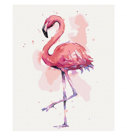 Quadro fai da te - Friendly Flamingo