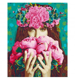 Peinture par numéros - Green-Eyed Woman