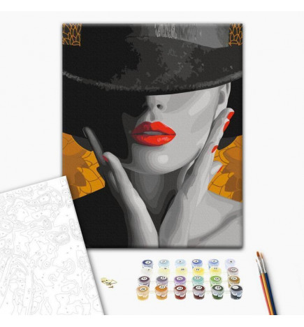 Paint By Numbers Kit - Elegant Woman