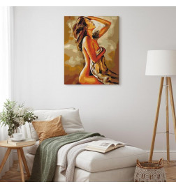 DIY kangas maalaus - Hot Woman