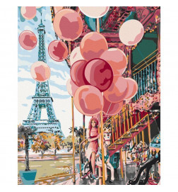 Set de pictură pe numere - Paris Carousel