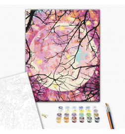 Cuadro para colorear - Starry Night