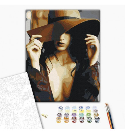 Tee ise maal - Brown Hat