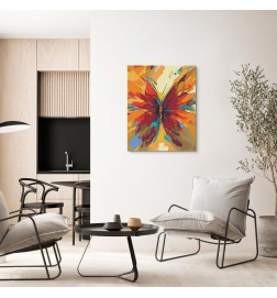 Quadro fai da te - Multicolored Butterfly