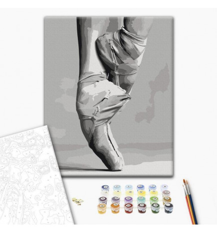 Malen nach Zahlen - Ballet Shoes