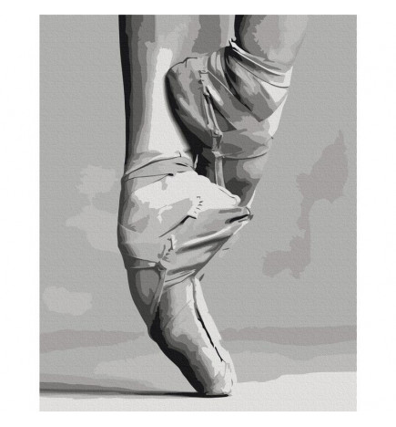 Cuadro para colorear - Ballet Shoes