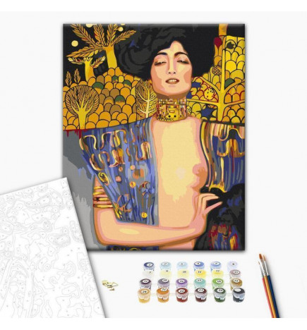 Platno za samostojno slikanje - Gustav Klimt: Judith and the Head of Holofernes