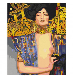 Doe-het-zelf op canvas schilderen - Gustav Klimt: Judith and the Head of Holofernes