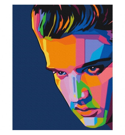 Peinture par numéros - Colourful Elvis