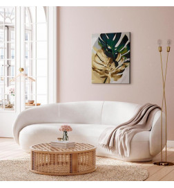 Paint By Numbers Kit - Golden Monstera