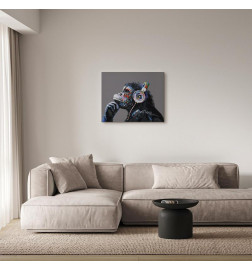 Quadro fai da te - Musical Monkey