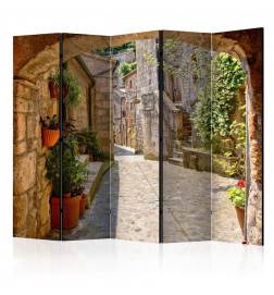172,00 € 5-teiliges Paravent - Provincial alley in Tuscany II [Room Dividers]