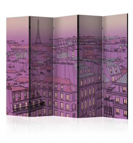 172,00 € 5-teiliges Paravent - Friday evening in Paris II [Room Dividers]