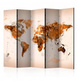 172,00 € Biombo - World in brown shades II [Room Dividers]