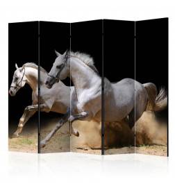 172,00 €Paravent 5 volets - Galloping horses on the sand II [Room Dividers]