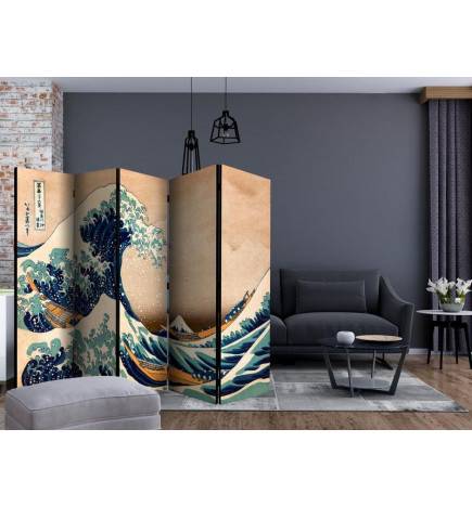 Biombo - Hokusai: The Great Wave off Kanagawa (Reproduction) II [Room Dividers]