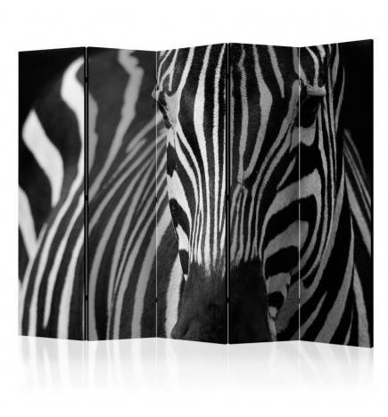 172,00 €Paravent 5 volets - White with black stripes II [Room Dividers]