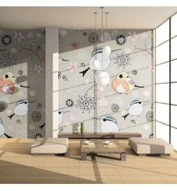 73,00 € Wallpaper - Natural pattern with birds
