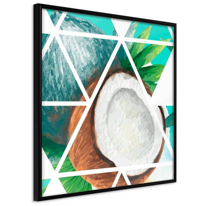 35,00 €Poster et affiche - Tropical Mosaic with Coconut (Square)
