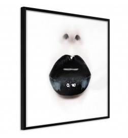 35,00 € Poster met zwarte lippen, Arredalacasa