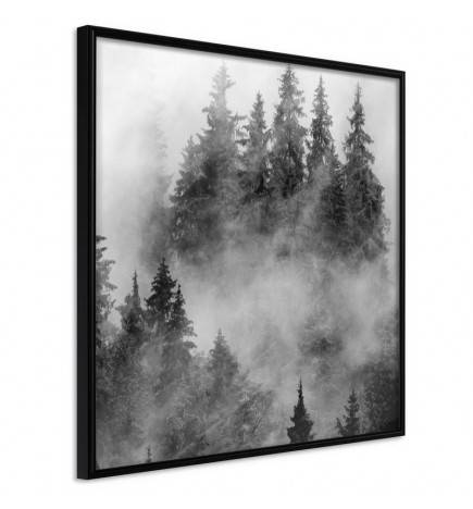 Posters met vurige bomen in de mist, Arredalacasa