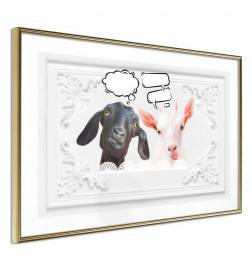 Póster - Conversation of Two Goats