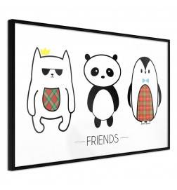 38,00 € Plakat za otroke s pando in njegovimi prijatelji - Arredalacasa