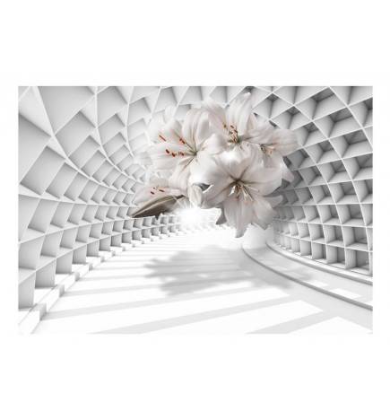 Self-adhesive Wallpaper - Flowers in the Tunnel