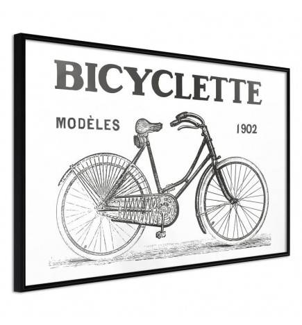 38,00 € Plakat s črno-belim kolesom - Arredalacasa