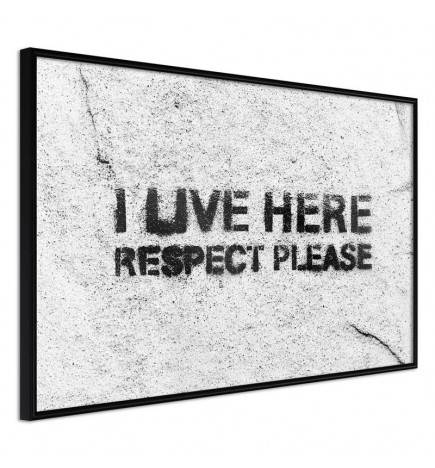 Poster et affiche - Respect