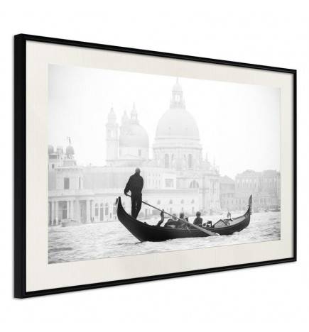 Poster in cornice con la gondola a venezia - Arredalacasa