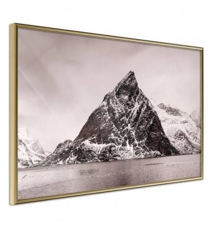 Poster in cornice - Montagne ghiacciate - Arredalacasa