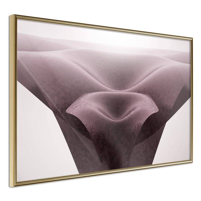 45,00 € Poster met een abstract paarse woestijn Arredalacasa