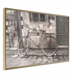Poster in cornice con la bicicletta di mio nonno - Arredalacasa