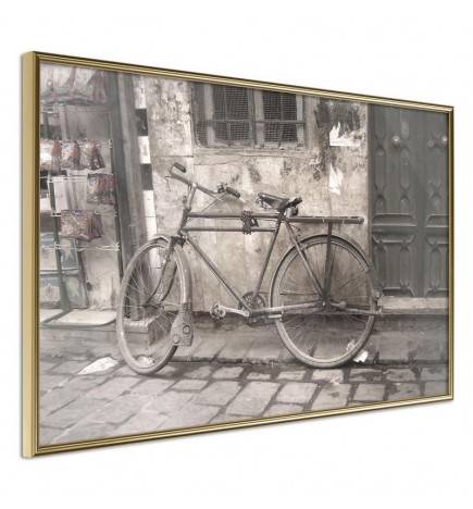Poster in cornice con la bicicletta di mio nonno - Arredalacasa