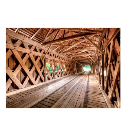 Fototapete - Die Holzbrücke